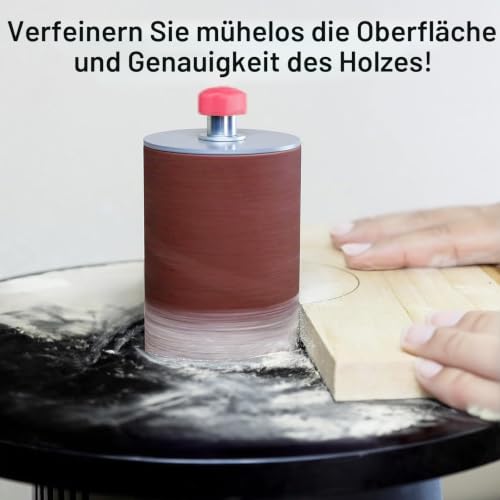 Sanding Sleeves for Random Orbital Sanding, Grit 60, 2 x Diameter 13-19-25-38-51-76 mm Pack of 12 Grit 60