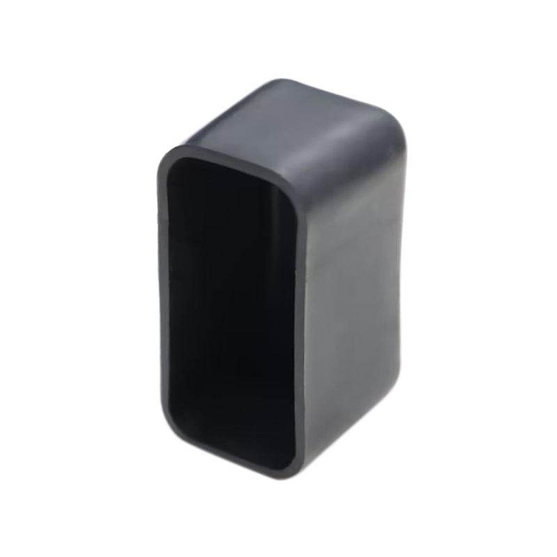 [Australia - AusPower] - Strut Channel Cap, 1-5/8 x 7/8 Plastic Black Short End Cap for 13/16" & 7/8" Tall Strut Channel End to Protect The End of The Channel (10 Pack) 