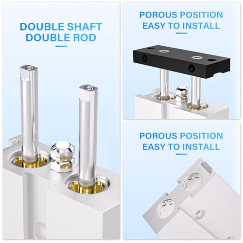 TAILONZ TN20-100 Double-Rod Air Cylinder 20mm Bore 100mm Stroke