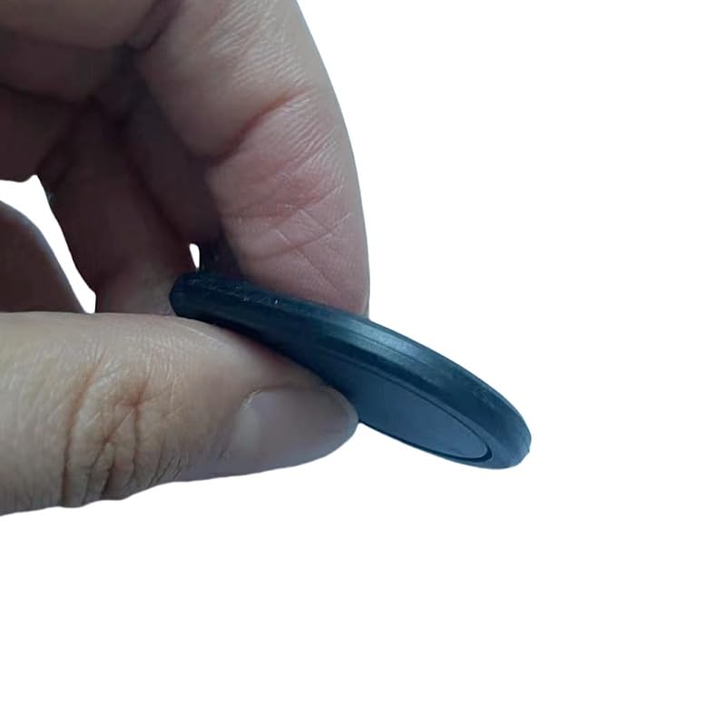 UID Tag Key Fob 13.56MHz Interchangeable Writeable Rewritable Programmable (5 Pack) (Black) Black