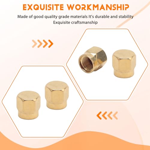 SMA Plug Dust Cap, Pack of 12, SMA Female Connector, Gold-Plated Coaxial Connector, Protective Dustproof Cover
