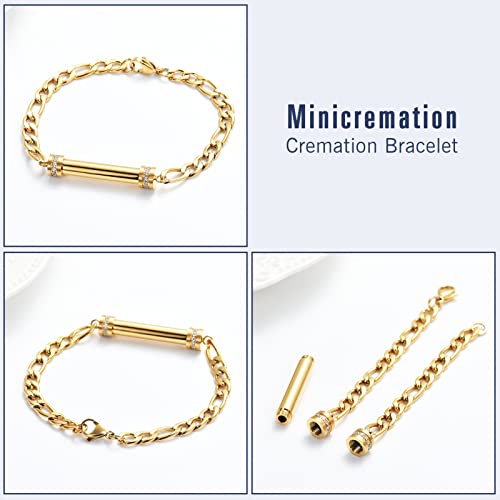 Cylinder Cremation Bracelet for Ashes Urn Jewelry Stainless Steel Memorial Bracelet Keepsake Urn Bangle Ashes Holder