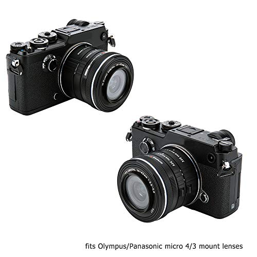 JJC Micro 4/3 Auto Focus Macro Extension Tube for Olympus Panasonic Camera Micro 4/3 Mount (Set)