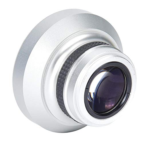 37mm 0.25X Super Fisheye Lens Additional Lens,Aluminum Alloy 2 Part Removable Macro Close-up Shooting Fisheye Effect Wide View Optical Glass Camera Photography Lens, is for 37mm Camera Lens Default