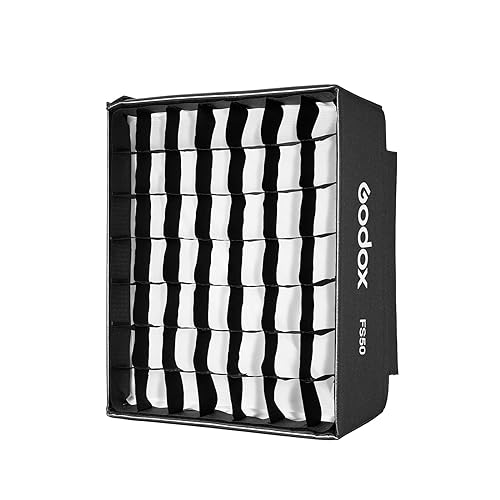 Godox FS50 Rectangular Softbox with Grid for Godox FH50BI FH50R Flexible Light Panels