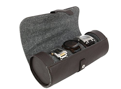 Executive High Class Men's Watches and Bracelets Jewelry Box Gift (Buff)
