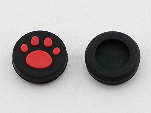 [Australia - AusPower] - Silicone Joystick Caps Thumb Stick Analog Grip Cover Case Cap for PS Vita PSV 2000 PSV 1000 Controller (Red) 