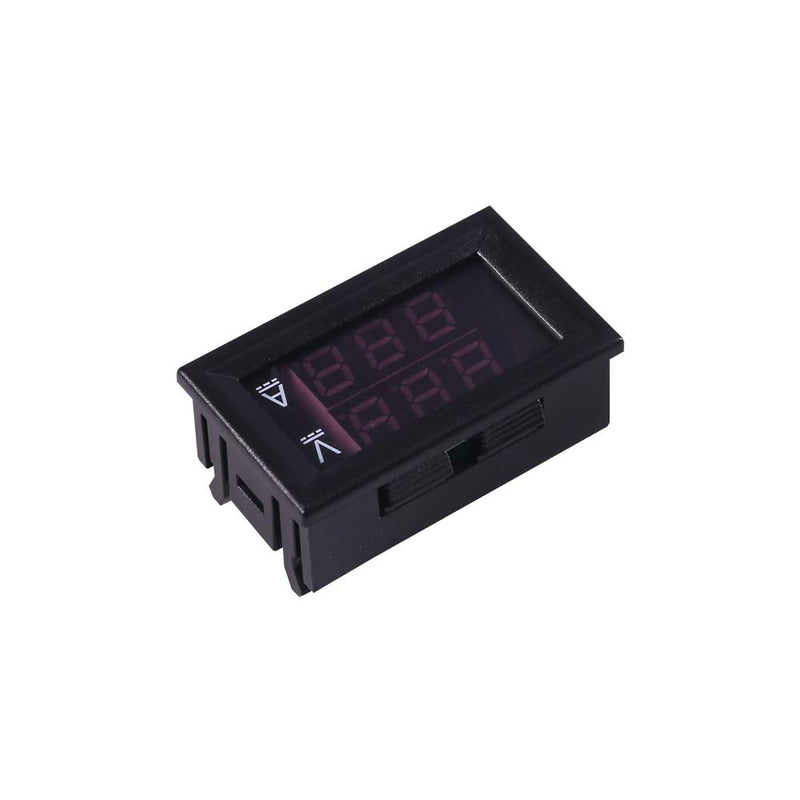 [Australia - AusPower] - 10pcs 0.28" LED Voltmeter Ammeter, Red and Blue Digital Multimeter Display Voltage Current Tester,DC 0-100V 10A Detector Voltage Current Meter Panel Amp Volt Gauge (10pcs) 10pcs 