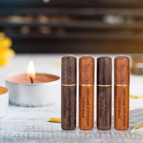 Gredstar Mini Scattering Tubes Set of 4, Cremation Urn for Ashes Always Loved,Never Forgotten,Forever Missed