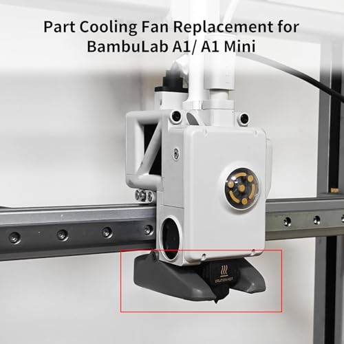 5015 Part Cooling Fan Replacement for BambuLab A1/ A1 Mini: Efficient Heat Dissipation Brushless Blower for High-Speed Cooling Printed Model Layers 3D Printer Accessories