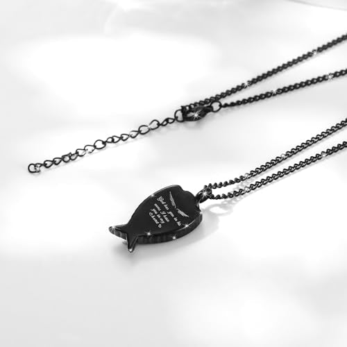 Decor Urns Urn Necklace for Ashes Memorial Cremation Jewelry for Ashes, Angel Wings Keepsake Pendant Ash Holder Stainless Steel Cremation Locket Jewelry for Women Men & Funnel Kit & Bag 2Pack(Silver+Black)