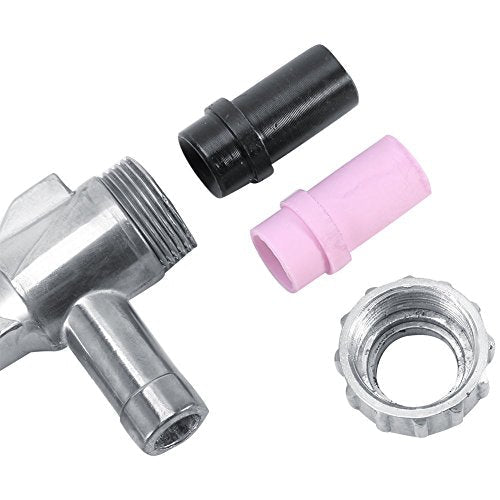 Wogoboo sandblaster kit with abrasive sand blasting gun for surface cleaning and rust removal