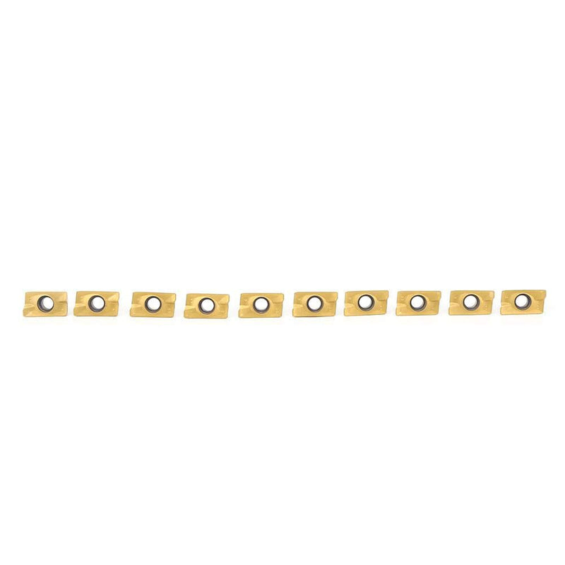 [Australia - AusPower] - 10 PCS Carbide Inserts, 15-50 HRC Hardness APMT1604 Milling Inserts, Carbide Lathe Inserts, Carbide Reversible Inserts 