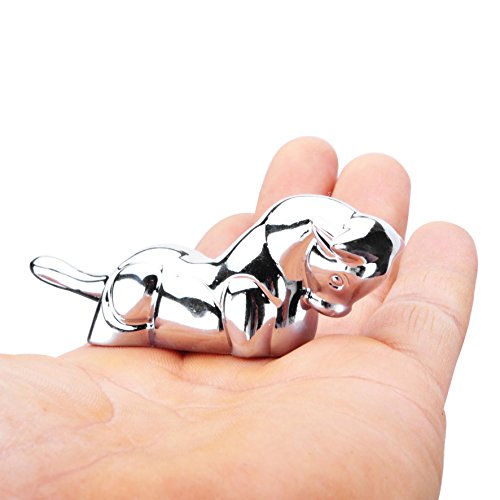 YOY Twelve Chinese Zodiac Signs Stainless Steel Chopsticks Rest or Dinner Spoon Stand Fork and Knife Holder Set of 12