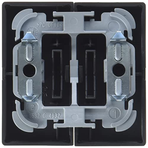 Busch-Jaeger 1785-885 Switch | (Plastic (painted)) Black Matt Future Linear 2CKA001751A3038 Serienwippe Matt Black