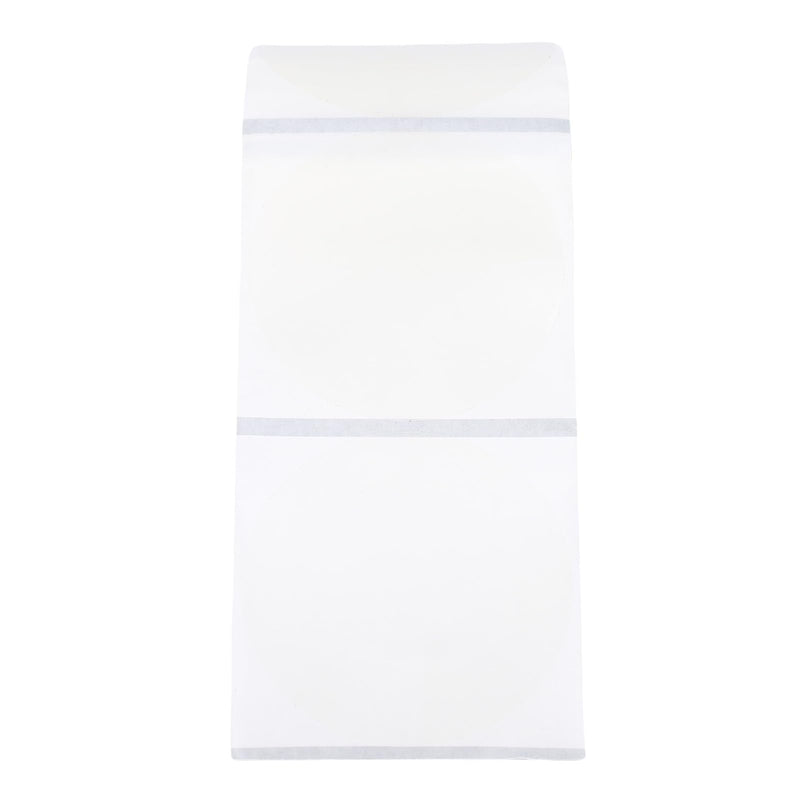 Round Thermal Labels, Premium 2 inch Transparent self Adhesive Oil Proof Scratch Proof Thermal Sticker Labels for Commercial use Packaging QR Codes 400 Sheets per roll