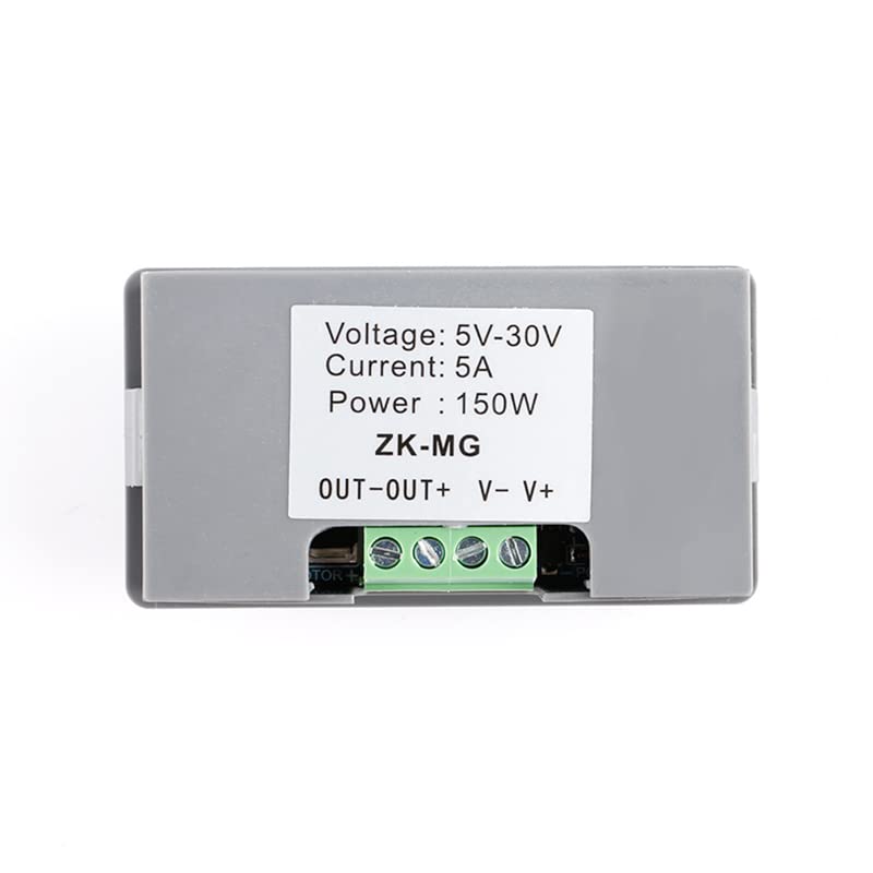 2Pcs ZK-MG PWM Motor Driver DC 5V 12V 24V Motor Speed Controller Adjustable Speed Regulator Digital Encoder Duty Cycle Frequency Housing with Stepless Variable Rotary Switch Signal Generator