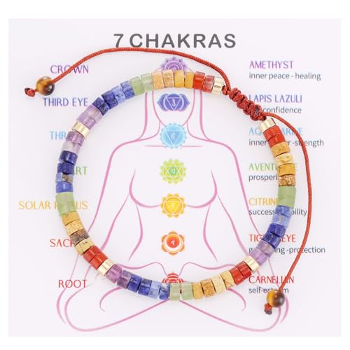 HUTIMY Chakra Bracelets for Women Jewelry Ornament