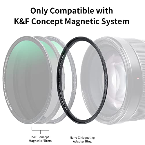 K&F CONCEPT 67mm Empty Magnetic Base Filter Ring (Works ONLY on K&F Concept Magnetic Quick Swap System)