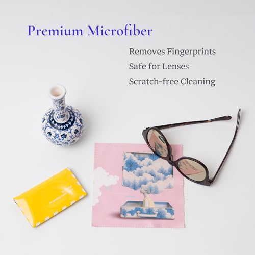 Artistic Microfiber Cleaning Cloth (2-Pack) – Cloud Wonderland Series 01: Suitcase (Imagination) Imagination