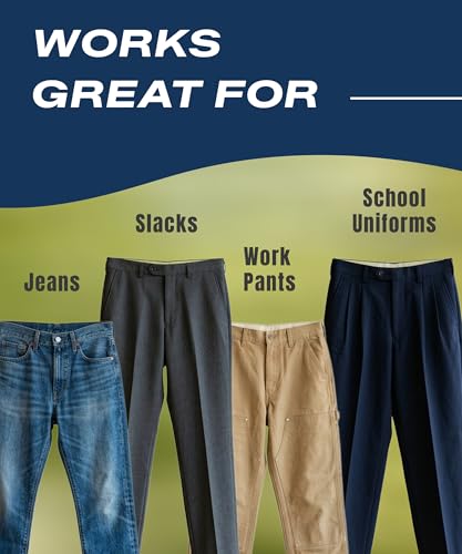 Pants Stretcher with Durable Wire Hanger – Wrinkle-Free Drying with Perfect Creases for Jeans, Dress Pants, Chinos & Slacks | Adjustable Fit for Slim to Regular Pants-2 Pack