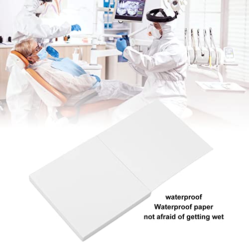 50 Sheets Dental Mixing Pads, 2 Sides Mixed Paper, Waterproof Multi-Purpose Mixing Boards for Mixed Dental Repairs, Fillings, Rubber-Based Composites