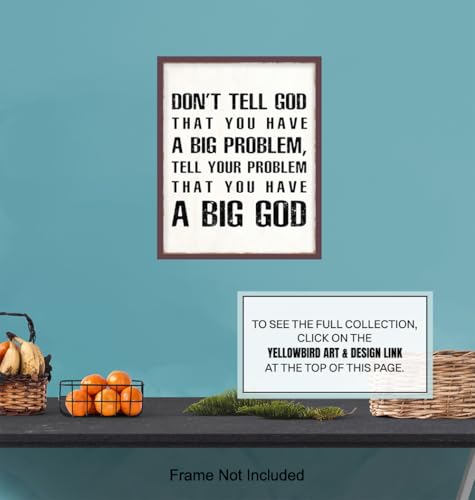Everything Happens for a Reason Trust God Christian Wall Art Poster