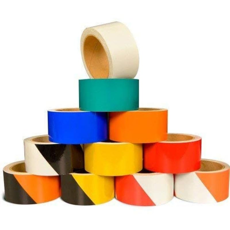 LiteMark EG-700 Reflective Tape, High Visibility Engineering Grade Safety Tape Black/White (1 Inch x 30 Foot) 1 Inch x 30 Foot