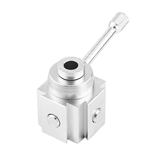 Power Lathe Tool Holder Mini Lathe Tool Post and Holder Kit, Complete Power Lathe Tool Holder Accessories Set, Aluminum Alloy Power Lathe Machine Tool Holding Accessories