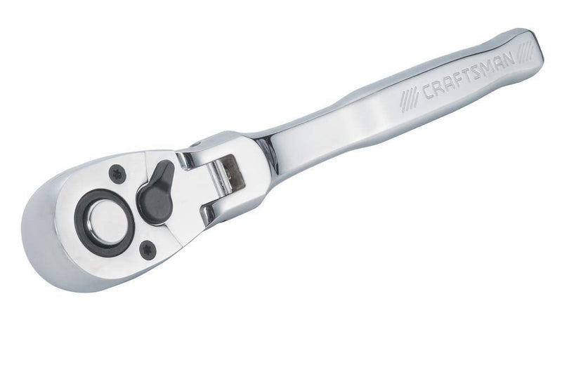 CRAFTSMAN Flex Head Ratchet, Pear Head, SAE, 72-Tooth, 1/2-Inch (CMMT99429)