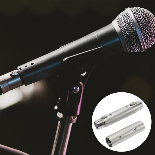XLR Gender Changer - Pack of 4 Compatible with Microphones and Mixers