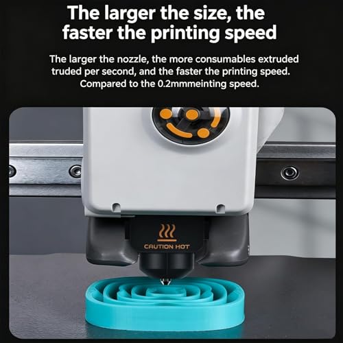 For Bambu Lab A1 A1 Mini Hardened Steel Nozzle and Silicone Sock Set 0.2mm 0.4mm 0.6mm Hotend Print Head With Silicone Sleeve And Hex Wrench
