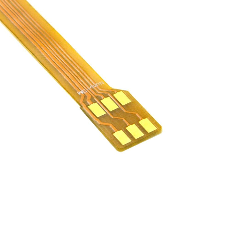 [Australia - AusPower] - CableCC Micro SIM Card to Nano SIM Kit Male to Female Extension Soft Flat FPC Cable Extender 10cm Nano-Micro SIM 