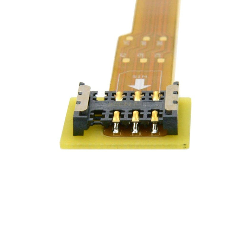 [Australia - AusPower] - CableCC Micro SIM Card to Nano SIM Kit Male to Female Extension Soft Flat FPC Cable Extender 10cm Nano-Micro SIM 