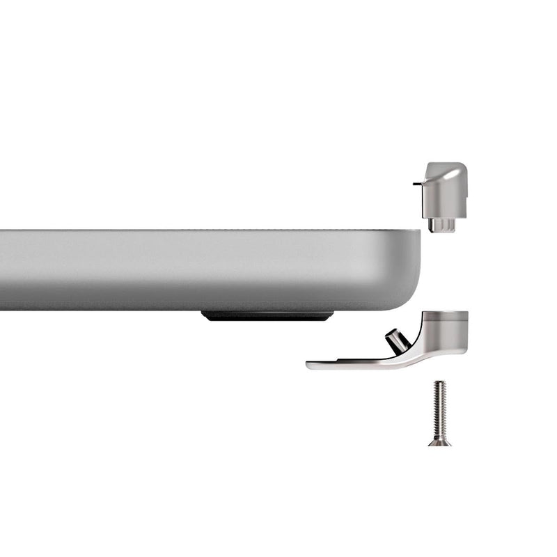 [Australia - AusPower] - Compulocks Ledge Lock Adapter for MacBook Pro 14" M1, M2 & M3 with Keyed Cable Lock Silver 