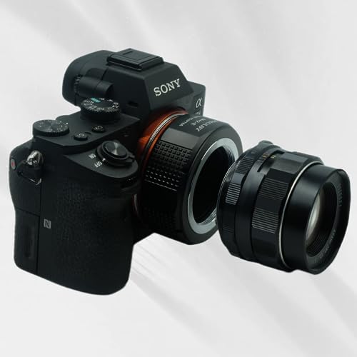 PHOLSY Lens Mount Adapter Manual Focus: Compatible with M42 Lens to Sony E (NEX) Camera Body M42 to Sony E