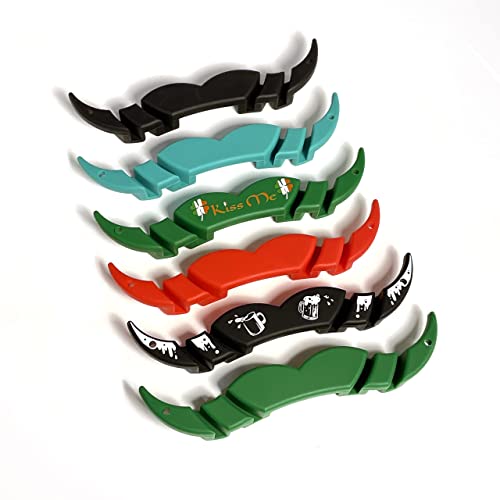 Mustache Guard Drink Attachment (Variety 6 Pack) Variety 6 Pack