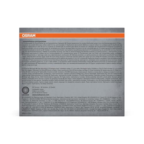 Osram Recessed luminaire set with integrated driver, narrow 3 x 120 mm, 3000 K in white, plastic, IP20 protection for various interior applications, including mounting accessories | Downlight Slim Set, Spot Lights and Ceiling Spots, White, 120 mm Diame...