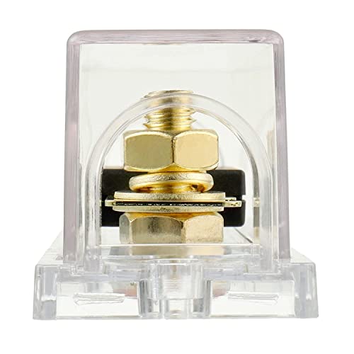BOJACK 2pcs 200A ANL Fuse Holder and 2pcs 200Amp 32VDC ANL Fuses for Audio and Video Systems