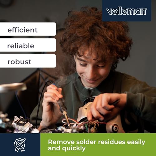 Velleman VTDESOL3 Vacuum De-Soldering Pump with Heater, 30 W, 240 V, Multi-Colour Single