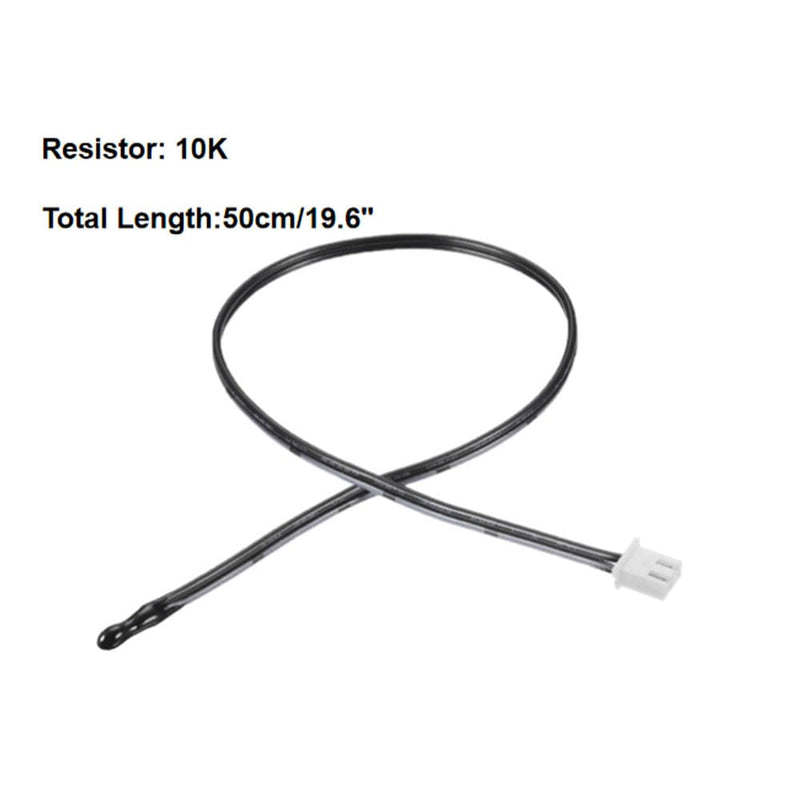 [Australia - AusPower] - 10K Ohm NTC Thermistor Temperature Sensor Probe - 19.6 Inch Waterproof Epoxy Tip, High Accuracy Thermal Sensor for HVAC, Air Conditioner, Refrigerator, Freezer, Water Heater & Appliances (3 Pack) 