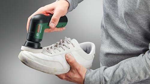 Bosch Electric Cleaning Brush UniversalBrush (3.6 V Integrated Battery, 1 Micro-USB Cable and 4 Cleaning attachments Included, in Carton Packaging)
