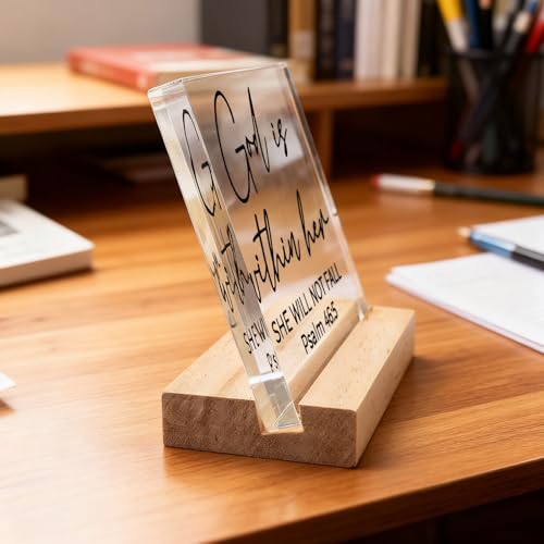 Christian Home Decor Christian Gifts for Women Religious Gift Acrylic black