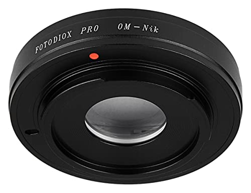 Fotodiox Pro Lens Mount Adapter - Olympus Zuiko (OM) 35mm SLR Lens to Nikon F Mount SLR Camera Body Olympus OM