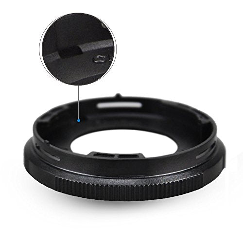 JJC LED Light Guide with Conversion Lens Adapter for Olympus Tough TG7 TG6 TG5 TG4 TG3 TG2 TG1