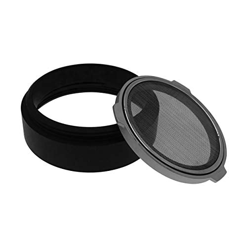 Headchef Hardcore Hexellence Ceramic Non-Stick Coated Metal Herb Grinder, 4 Piece, 62mm (Black)