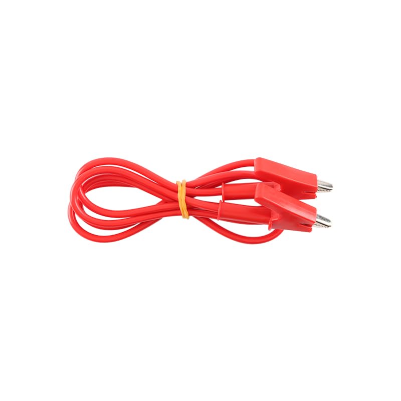 [Australia - AusPower] - Alligator Clips Wires Test Leads, Dual Ended Crocodile Wire Jumper Cables Heavy Duty Wire for Electrical Testing,1m Red 1500V 10A 2PCS 