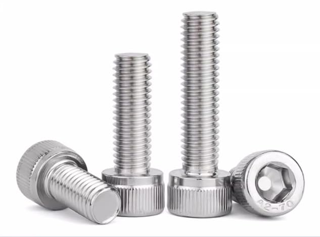 happinesspark 304 stainless steel DIN912 hex socket cap screw kit with nuts and washers, M2-M5 assorted lengths