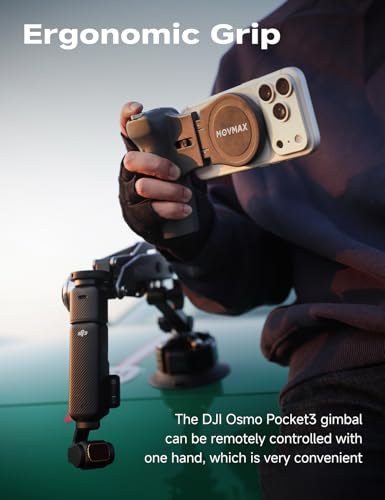 MOVMAX Wireless Remote Controller for DJI Osmo Pocket 4/3/2 for Pocket 4/3/2
