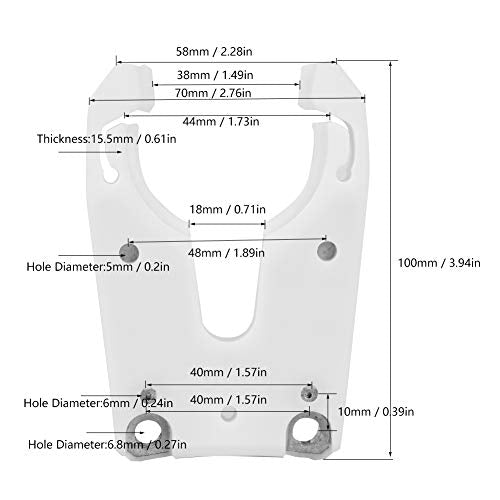 ISO30 Tool Holder Clamp 5PCS CNC Tool Changer Holder for Engraving Machine Milling Cutter Automatic Tool Changer Fixture CNC Machining Center ISO30 Taper Tool Holder CNC Milling Tool Holder